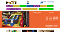 Desktop Screenshot of hootspartyzone.com